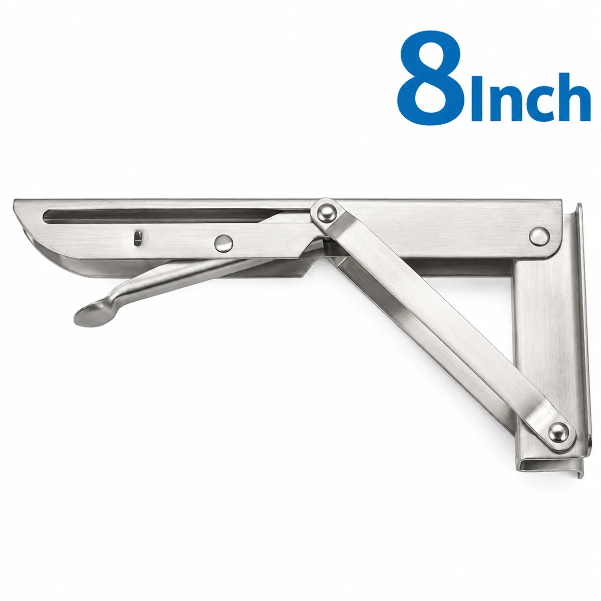 Folding Shelf Brackets Stainless Steel Set of 2