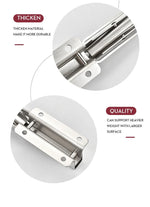 Folding Shelf Brackets Stainless Steel Set of 2