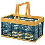 Folding Shopping Basket Lightweight Space-Saving With Handles