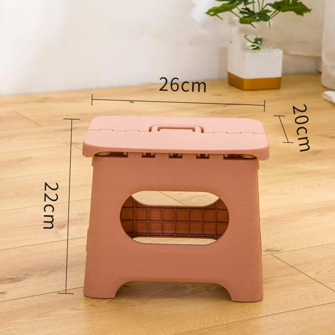 Folding Step Stool 300 lb Capacity with Carry Handle