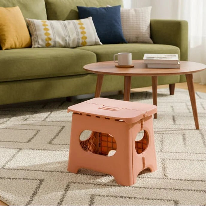 Folding Step Stool 300 lb Capacity with Carry Handle