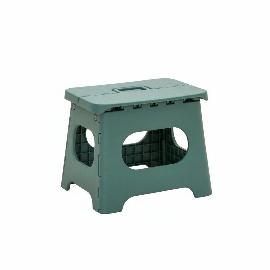 Folding Step Stool Non-Slip Surface Reinforced Base Carry Handle