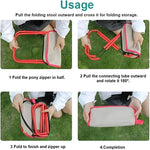 Folding Stool Ultralight & Compact Stainless Steel Frame
