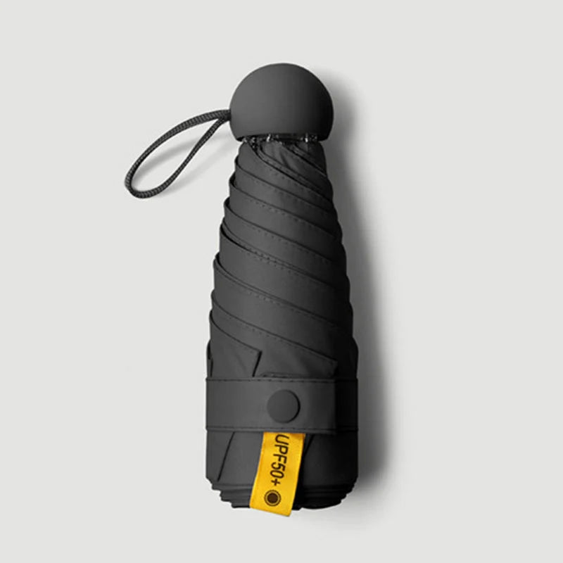 Folding Umbrella Compact UPF 50+ Wind-Resistant