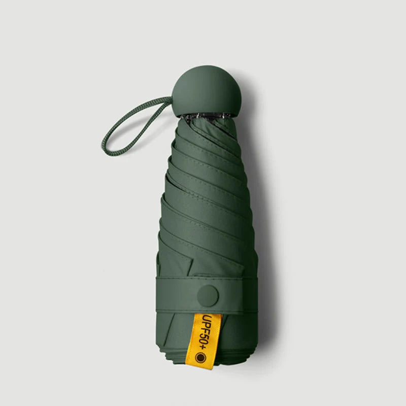 Folding Umbrella Compact UPF 50+ Wind-Resistant