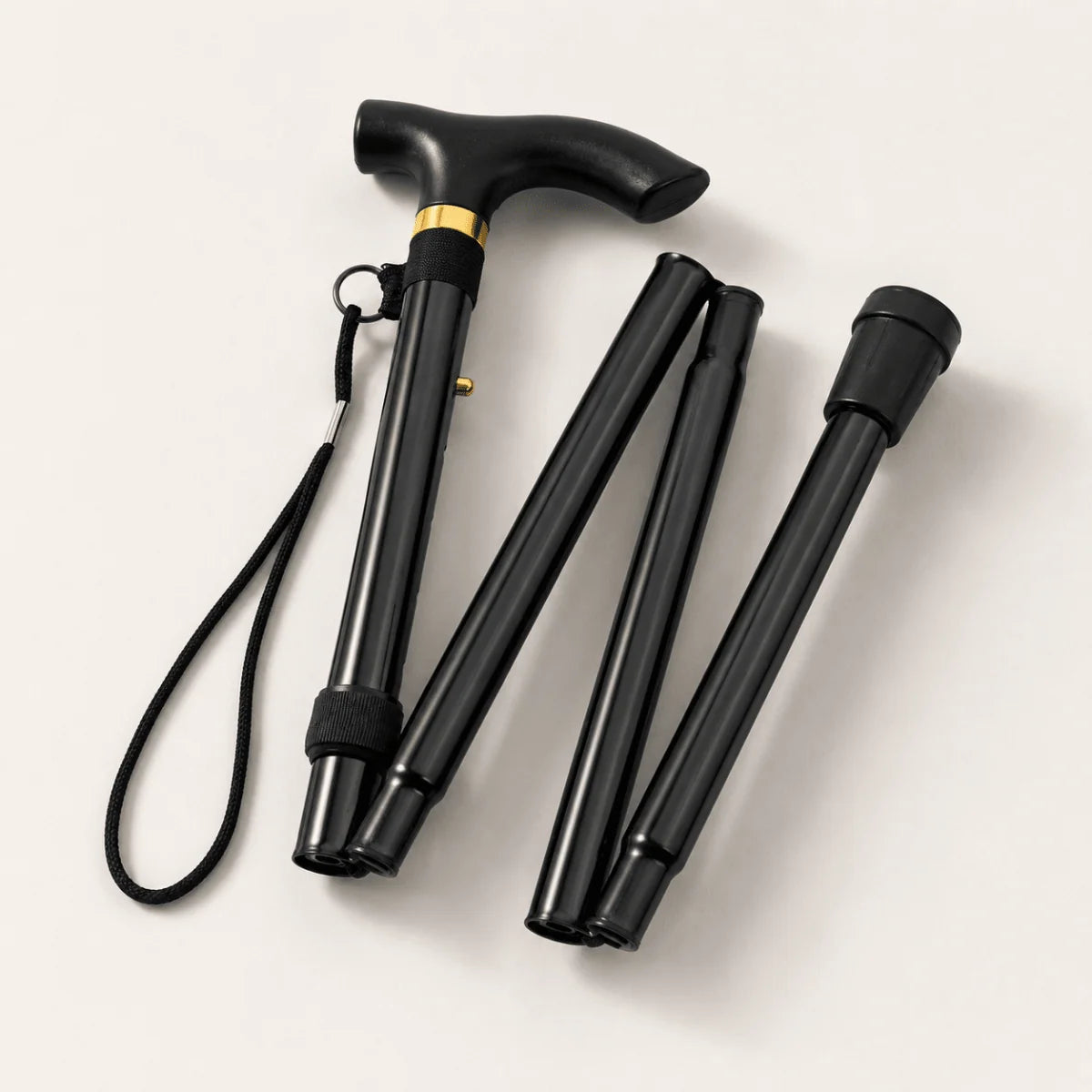 Folding Walking Cane Lightweight Aluminium Ergonomic Non-Slip Handle