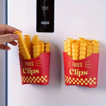 Food Bag Clips Reusable With Magnetic Holder