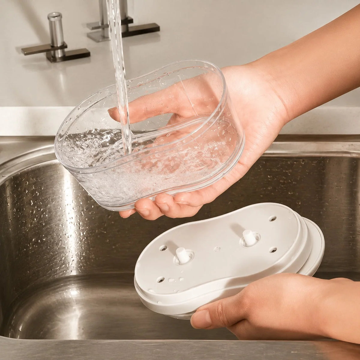 Food Chopper Stainless Steel Blades Easy Clean