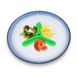 Food Separator Food-Grade Silicone 3-Compartment
