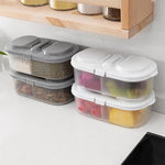 Food Storage Container Double Compartment Sealed Design PP Construction