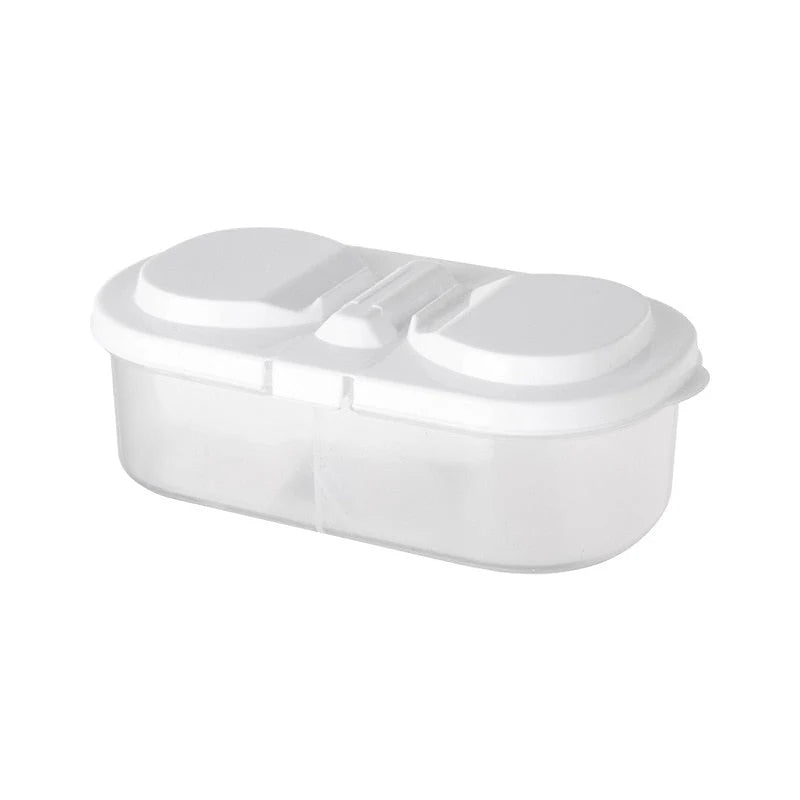 Food Storage Container Double Compartment Sealed Design PP Construction