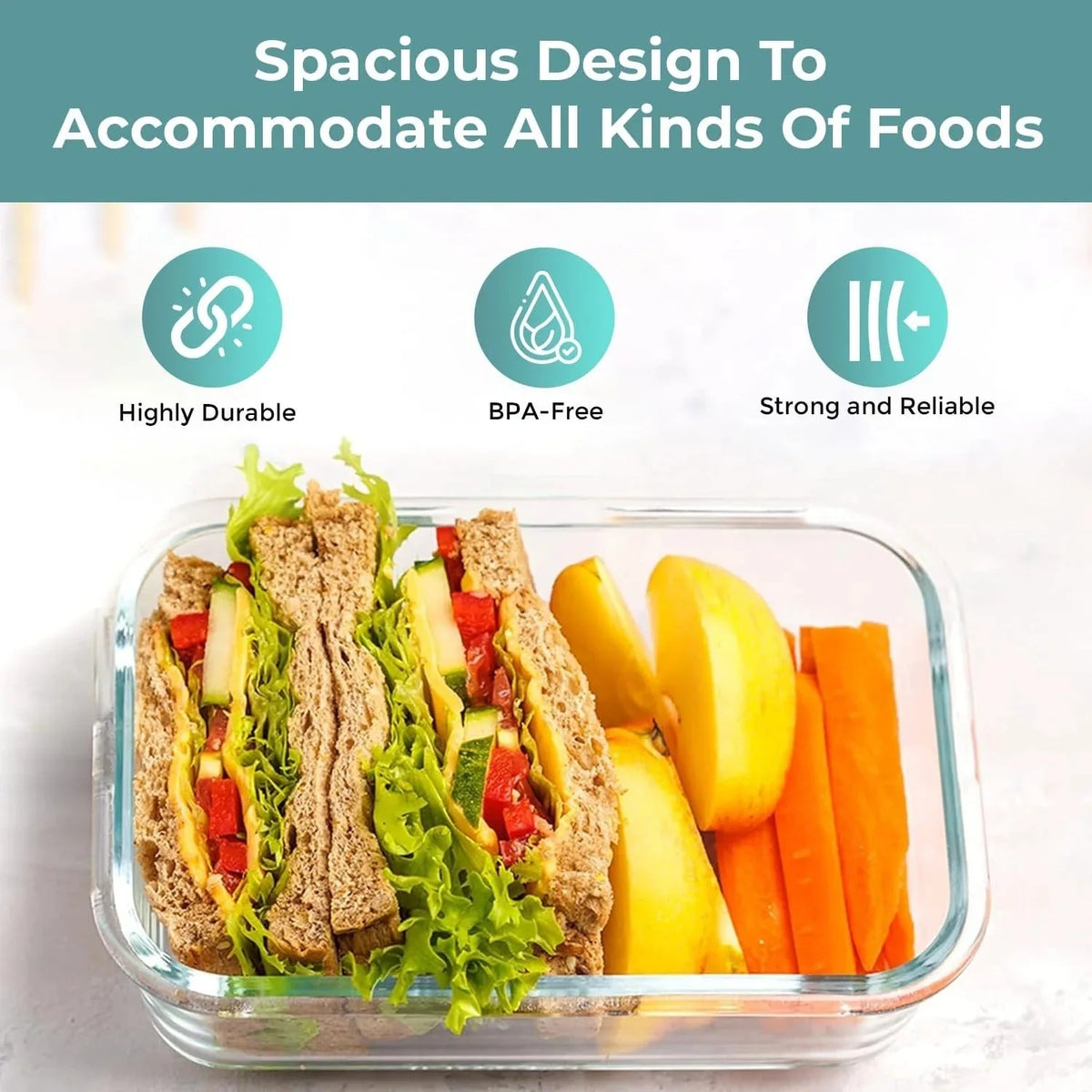 Food Storage Container Set 35-Piece Sealed Lids & Stackable