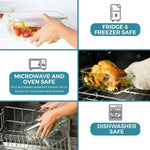 Food Storage Container Set 35-Piece Sealed Lids & Stackable