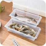 Food Storage Container Stackable BPA-Free with Extendable Drainage Tray