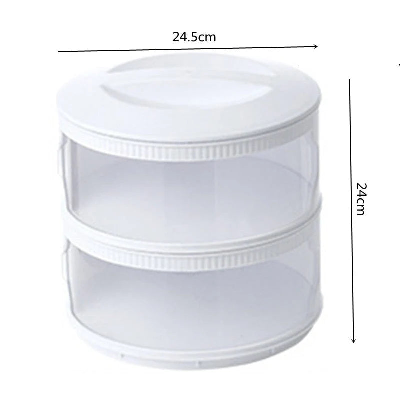Food Storage Container Stackable Clear ABS
