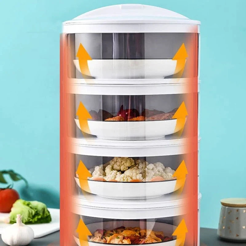 Food Storage Container Stackable Clear ABS