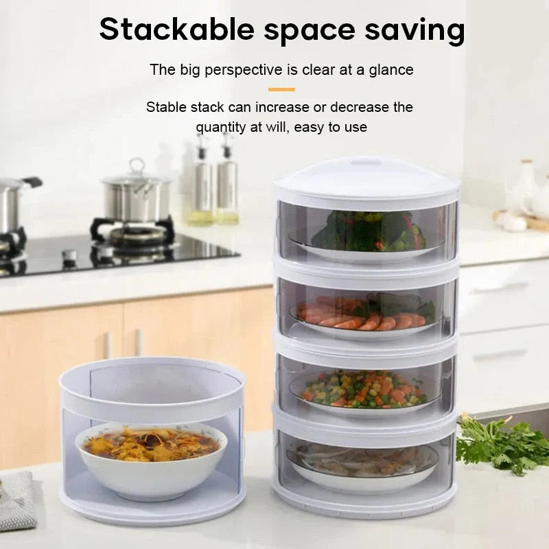 Food Storage Container Stackable Clear ABS