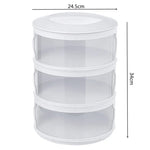 Food Storage Container Stackable Clear ABS