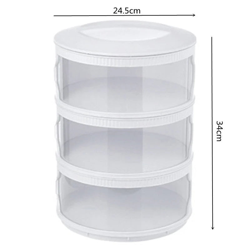 Food Storage Container Stackable Clear ABS