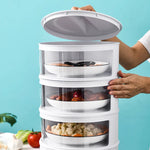 Food Storage Container Stackable Dust-Tight Removable Trays