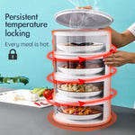 Food Storage Container Stackable Dust-Tight Removable Trays