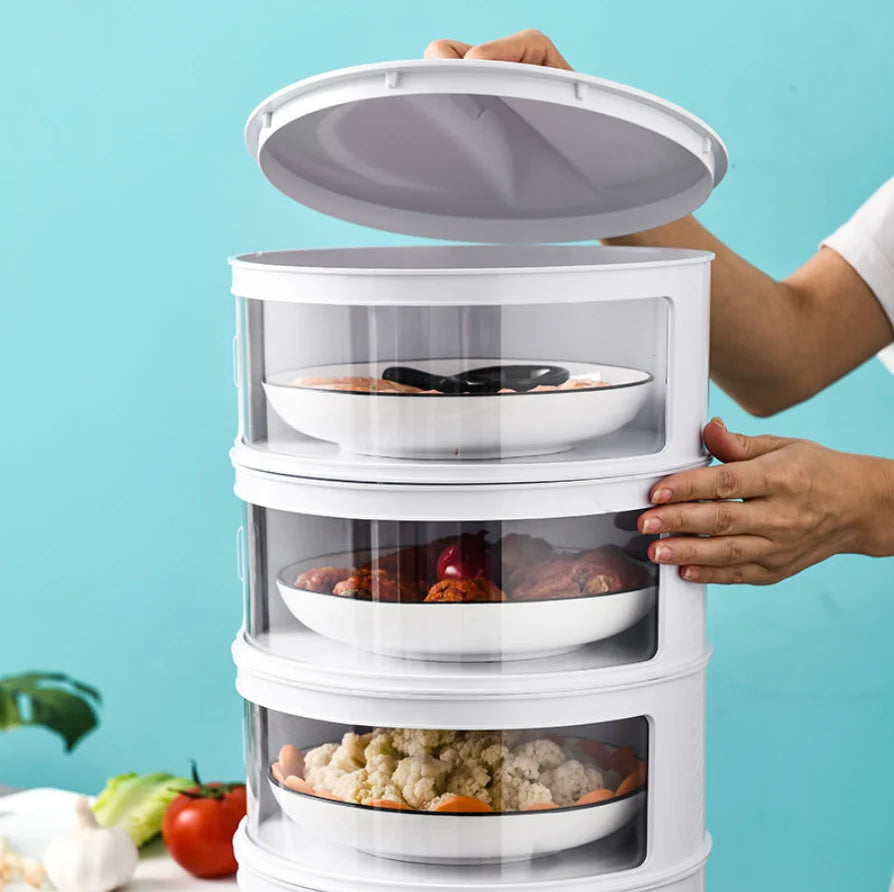 Food Storage Container Stackable With Dustproof Lid