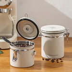 Food Storage Container Stainless Steel Airtight Freshness Seal Spoon Included