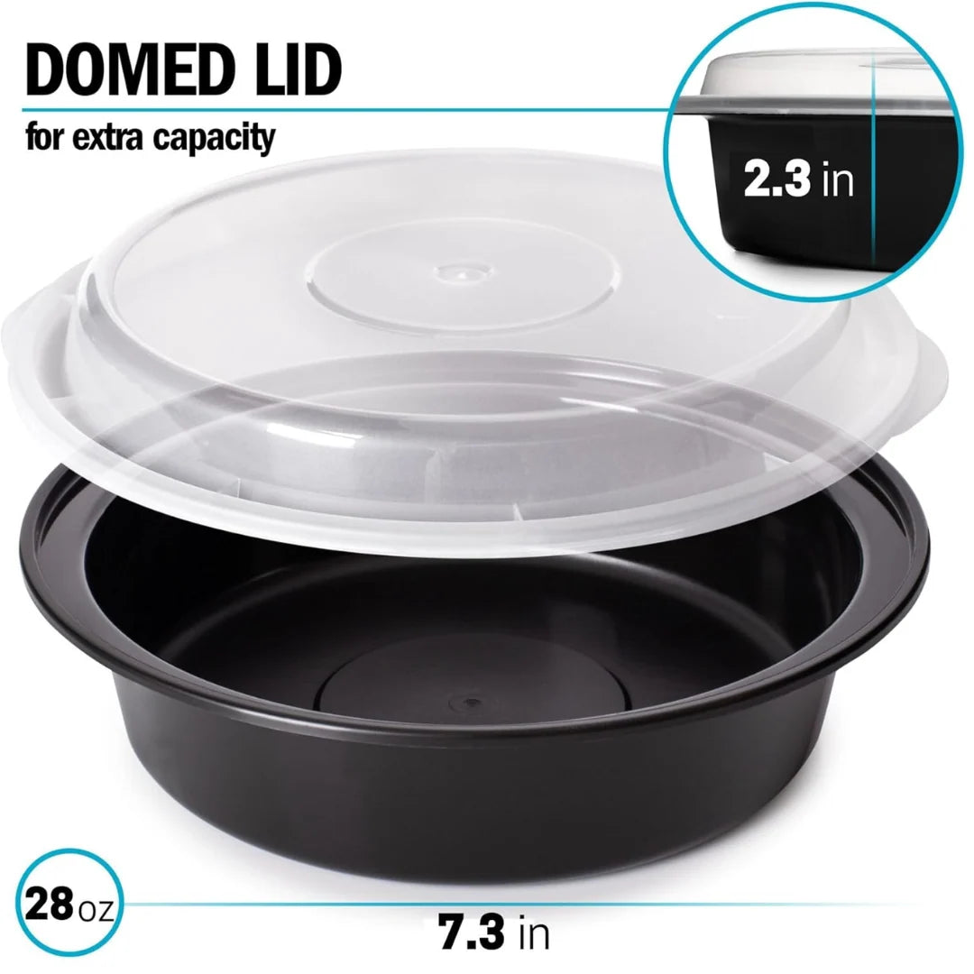 Food Storage Containers Airtight Stackable BPA-Free Plastic