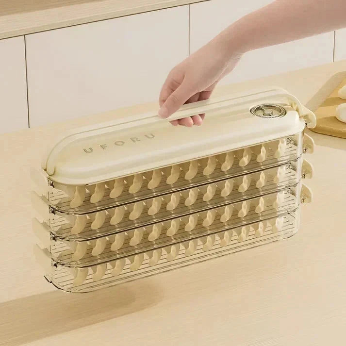 Food Storage Containers Stackable Fresh-Keeping Valve Set of 4