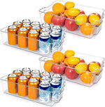 Food Storage Containers Transparent BPA-Free Set of 4