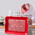 Food Storage Tray Airtight Seal Stackable Reusable Plastic
