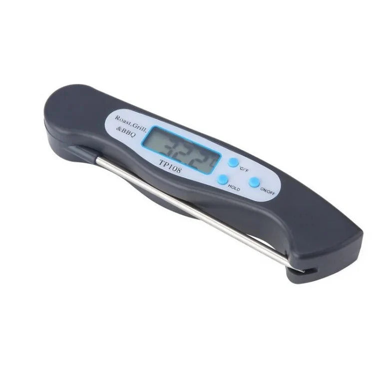 Food Thermometer Instant-Read Foldable Stainless Steel Probe