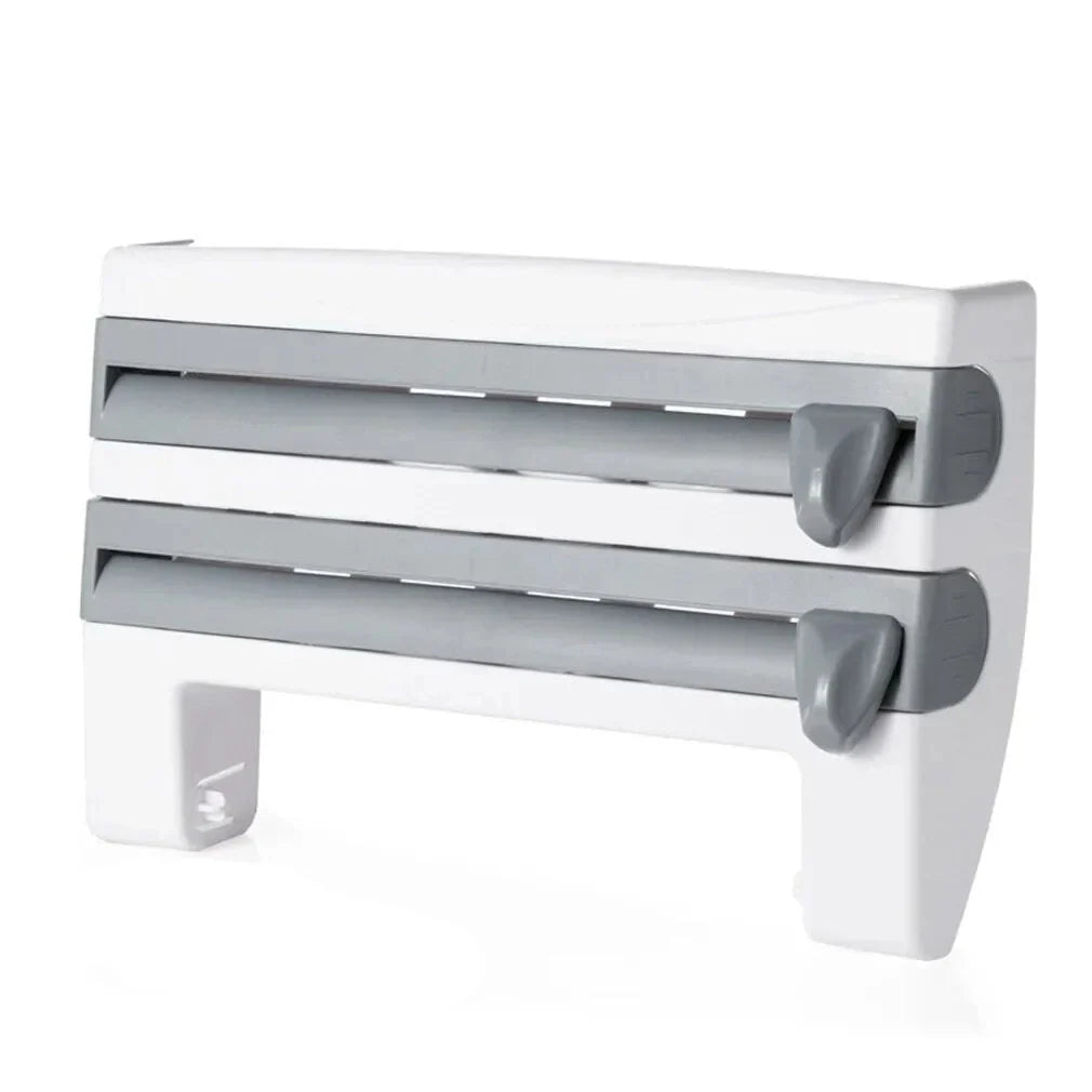 Food Wrap & Paper Towel Dispenser Adjustable Multi-Level