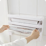 Food Wrap & Paper Towel Dispenser Adjustable Multi-Level