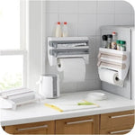 Food Wrap & Paper Towel Dispenser Adjustable Multi-Level