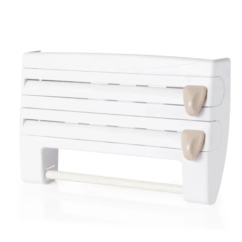 Food Wrap & Paper Towel Dispenser Adjustable Multi-Level