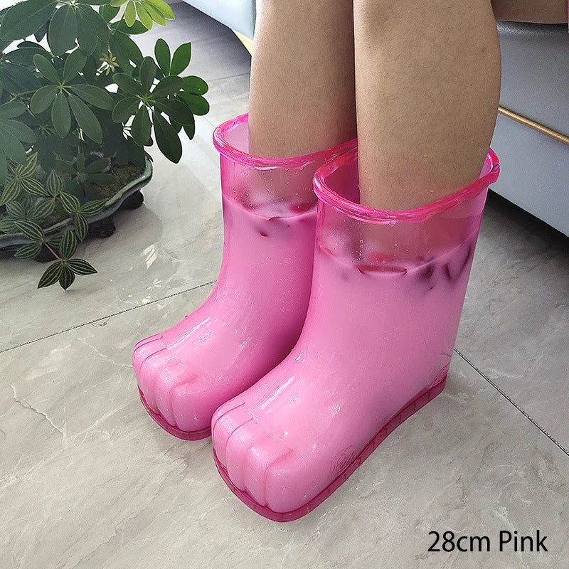 Foot Bath Enclosed Design Textured Massage Nubs Water-Saving