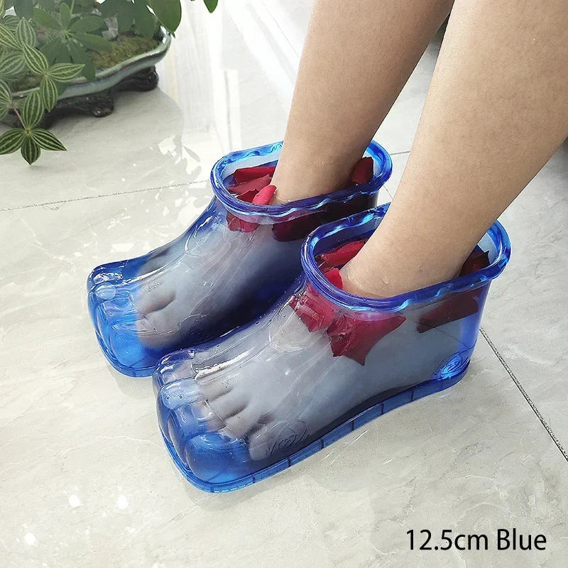 Foot Bath Enclosed Design Textured Massage Nubs Water-Saving