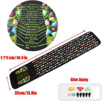 Foot Massage Mat Reflexology Soft Pebble Foldable & Portable