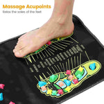 Foot Massage Mat Reflexology Stones Foldable & Portable