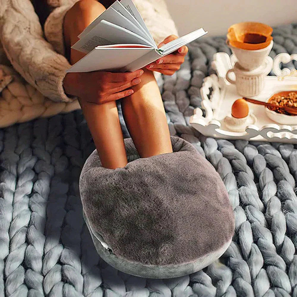 Foot Warmer Adjustable Heat Settings Removable Washable Lining