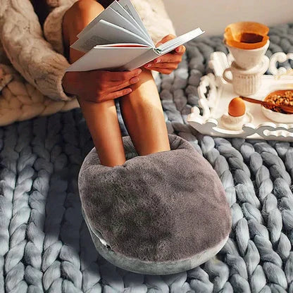 Foot Warmer Adjustable Heat Settings Removable Washable Lining
