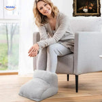 Foot Warmer USB-Powered Faux Fur Non-Slip Base