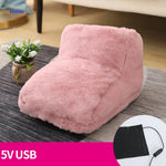 Foot Warmer USB-Powered Faux Fur Non-Slip Base