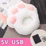 Foot Warmer USB-Powered Faux Fur Non-Slip Base