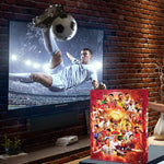 Football Advent Calendar 24 Miniature Figures for Christmas Countdown