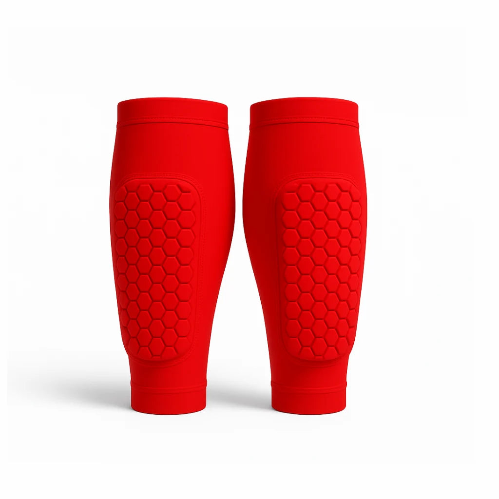 Football Shin Guards EVA Honeycomb Shock-Absorbing Breathable & Quick-Drying