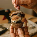 Forest Animal Figurine Sleeping Design Indoor & Outdoor Decor