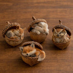 Forest Animal Figurine Sleeping Design Indoor & Outdoor Decor