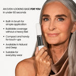 Foundation Colour-Adapting Built-In Brush Compact